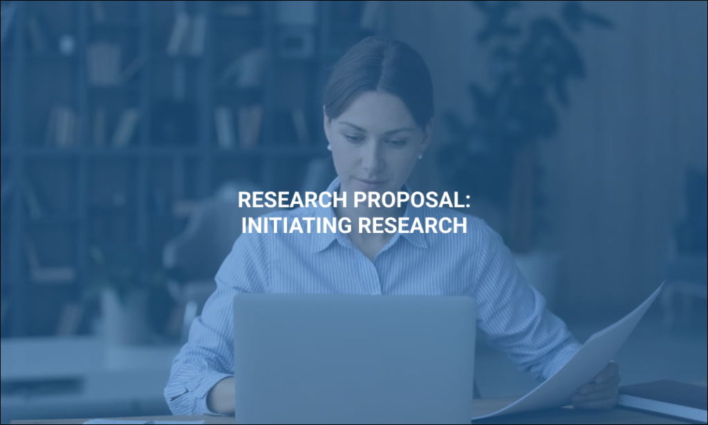 research proposal initiating research coursera answers