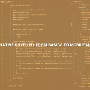 React Native Unveiled: From Basics to Mobile Mastery